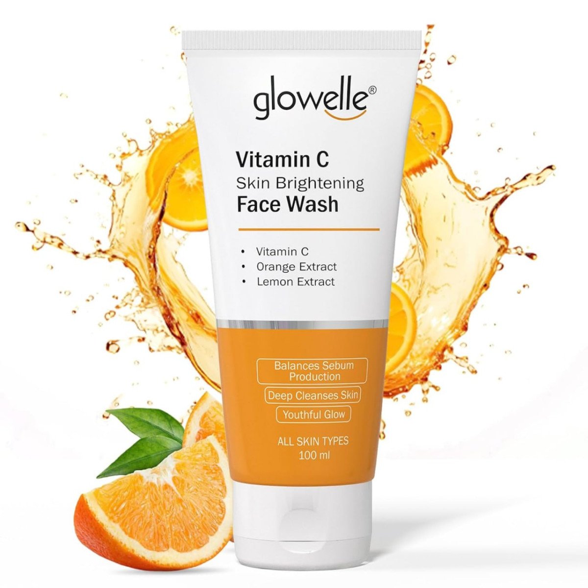 Glowelle Vitamin C Skin Brightening Face Wash Bala