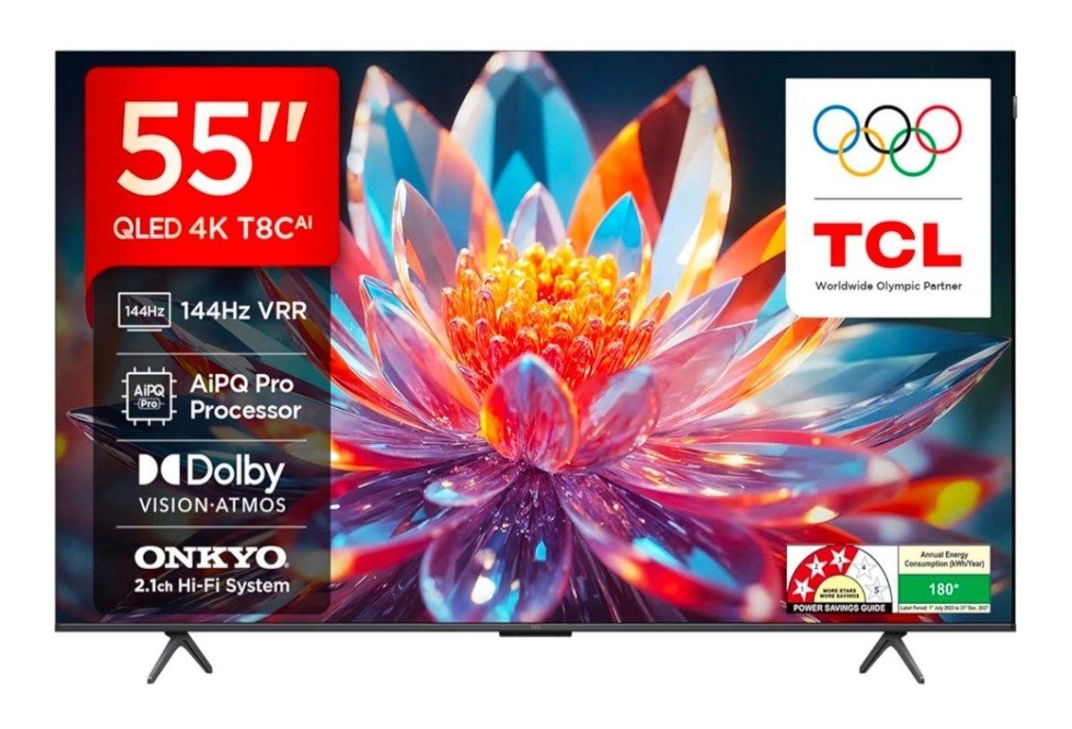 Tcl (55 Inches) 4k Ultra Hd Smart Qled Google Tv 3