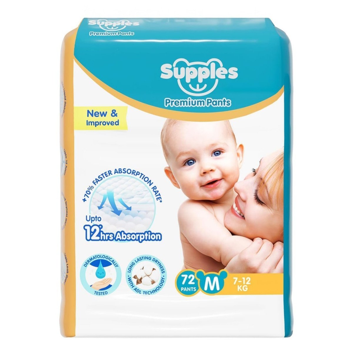 Amazon Brand - Supples Premium Baby Diaper Pa