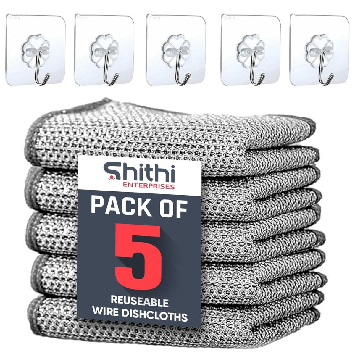 Multipurpose Wire Dishwashing Cloths For Kitchen (