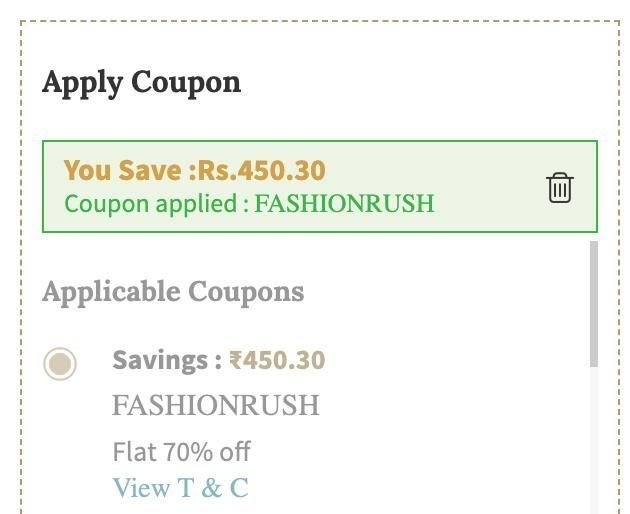 Ajio Gap Clothing - Flat 70 Apply Code Fashionrush