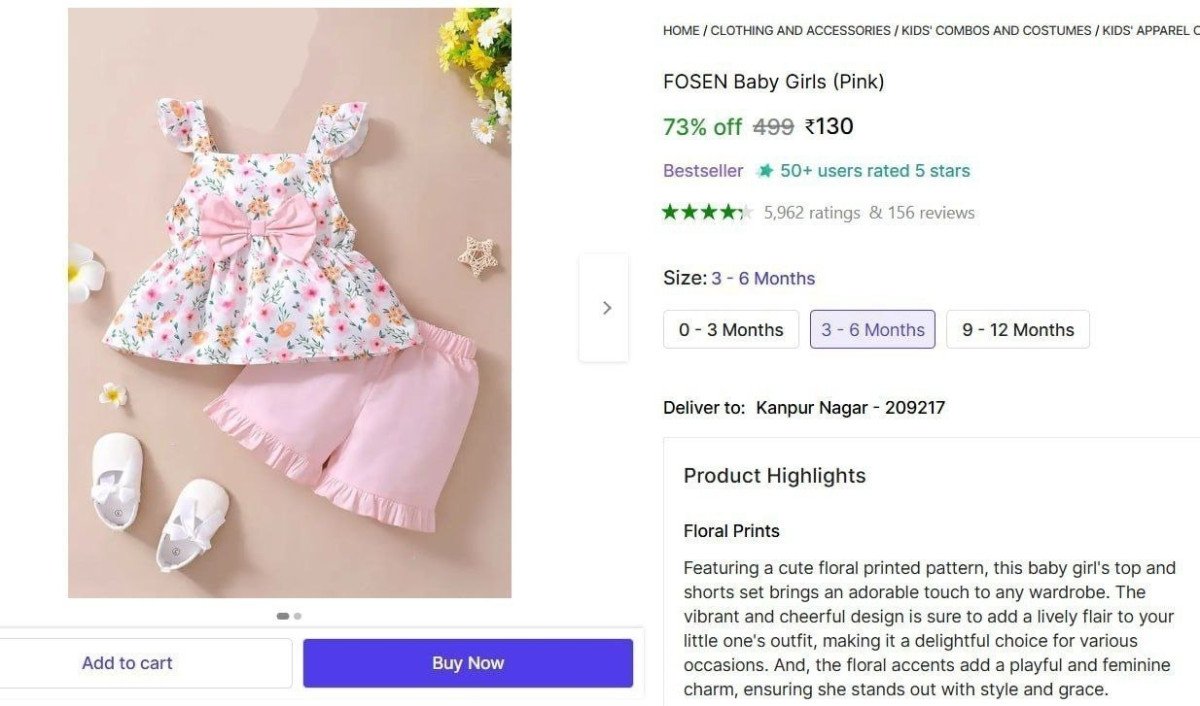 Baby Girl Dress 130
