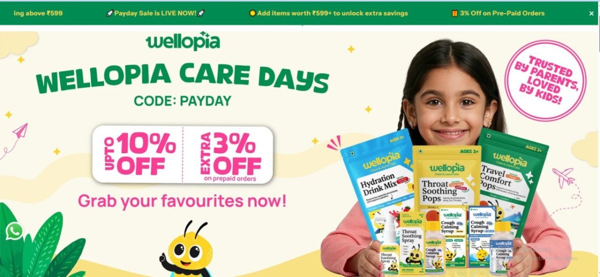 Wellopia Payday Sale Use Code Payday Flat 10 On Al
