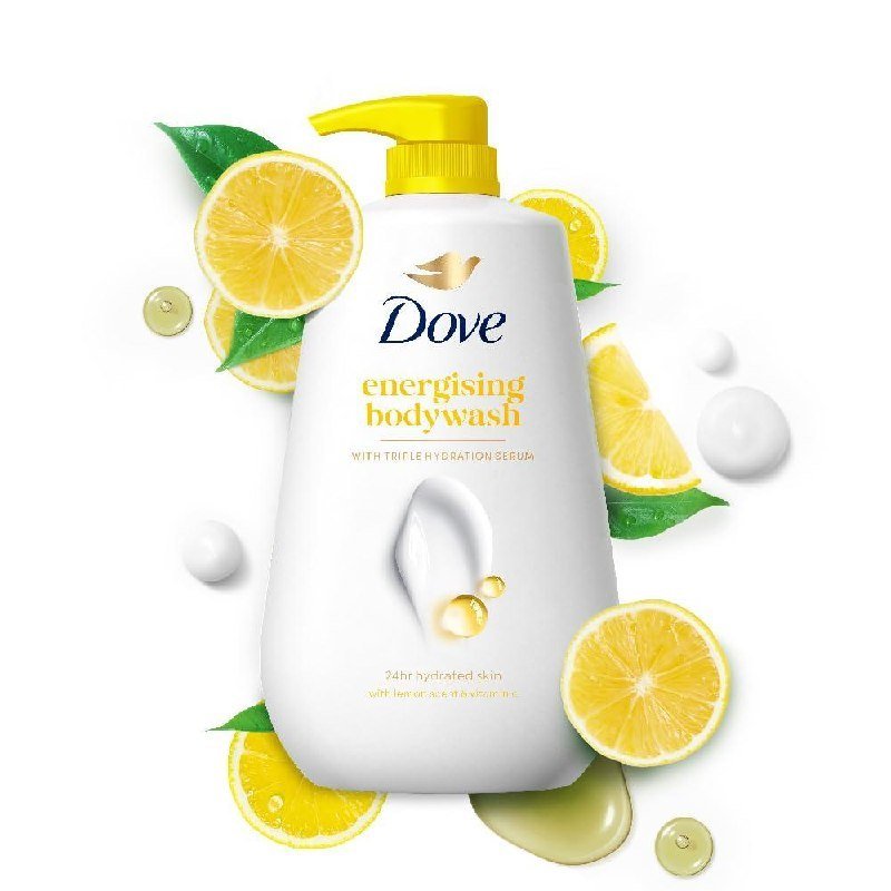 Dove Energising Lemon Vit C 825 Ml Bottle 210