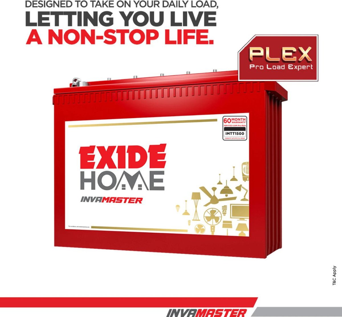 Exide 60 Months Warranty Tubular Inverter Battery (150 Ah Imtt1500) 11 499
