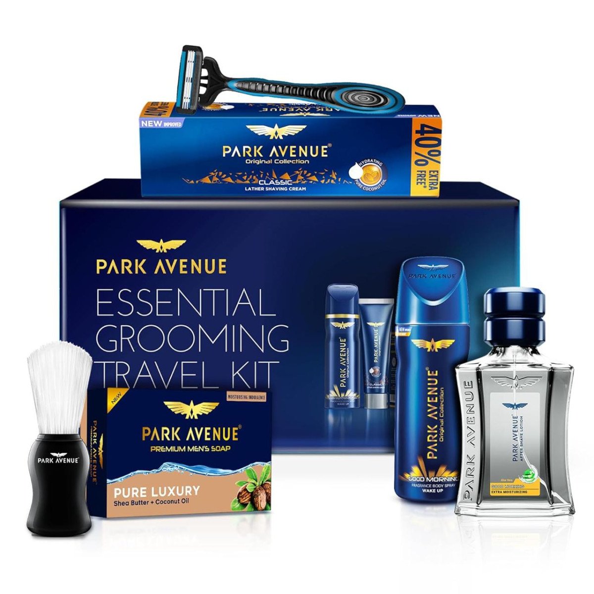 Park Avenue Essential Grooming Collection 7 In 1 Combo Grooming Kit For Men