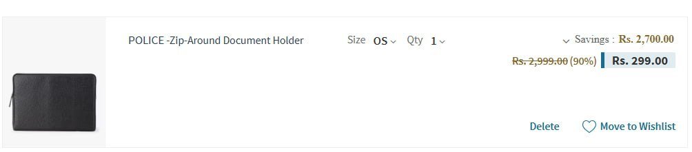 Ajio Loot Police Zip-around Document Holder 299use Code - Affiliateexclusiv