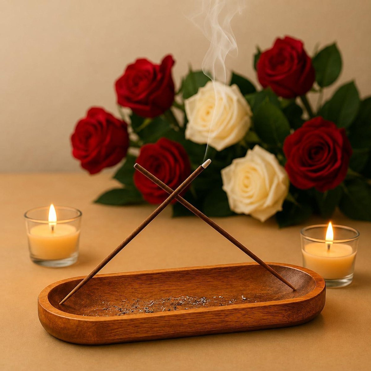 Pure Source India Wooden Incense Holder Ash C