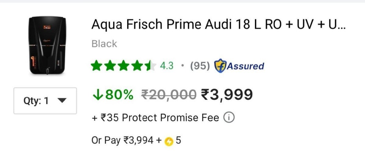 Loot Water Purifier3999