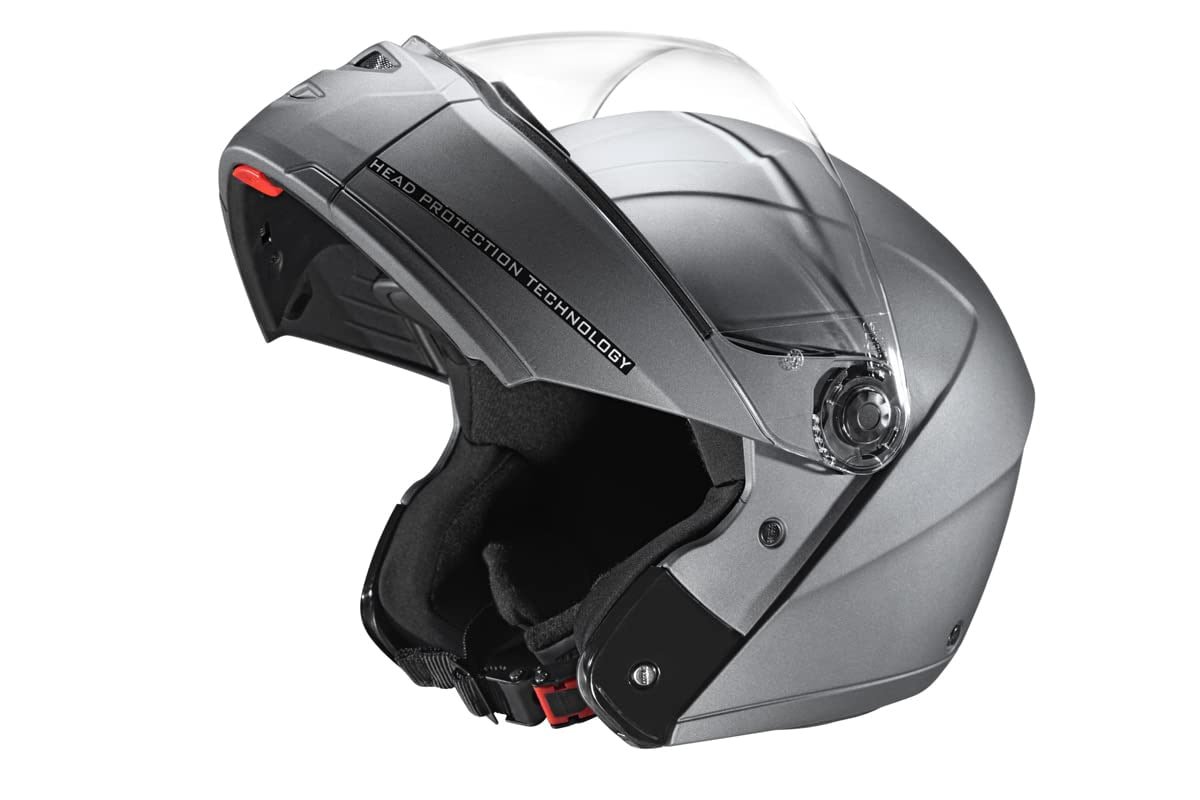 Studds Ninja Elite Super Flip Up Full Face Helmet (matt Gun Grey L) 1 036