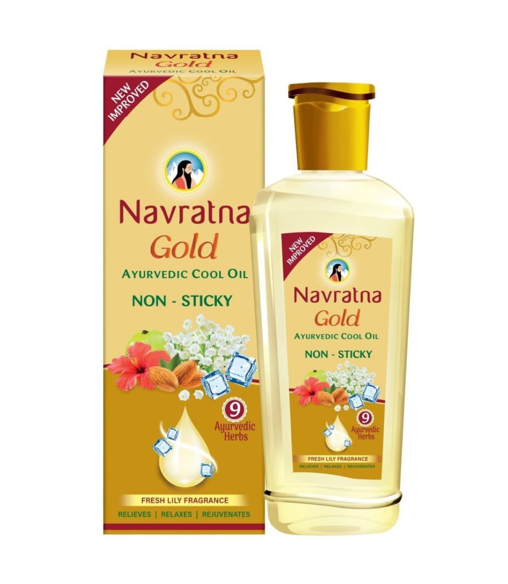 Navratna Gold Ayurvedic Cool Oil 188