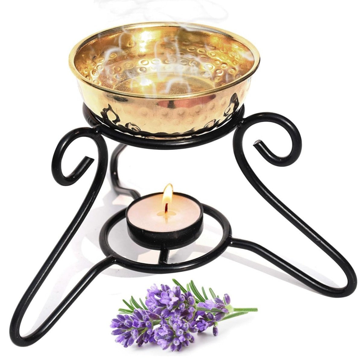 Pure Source India Oil Diffuser Set With Metal Powd