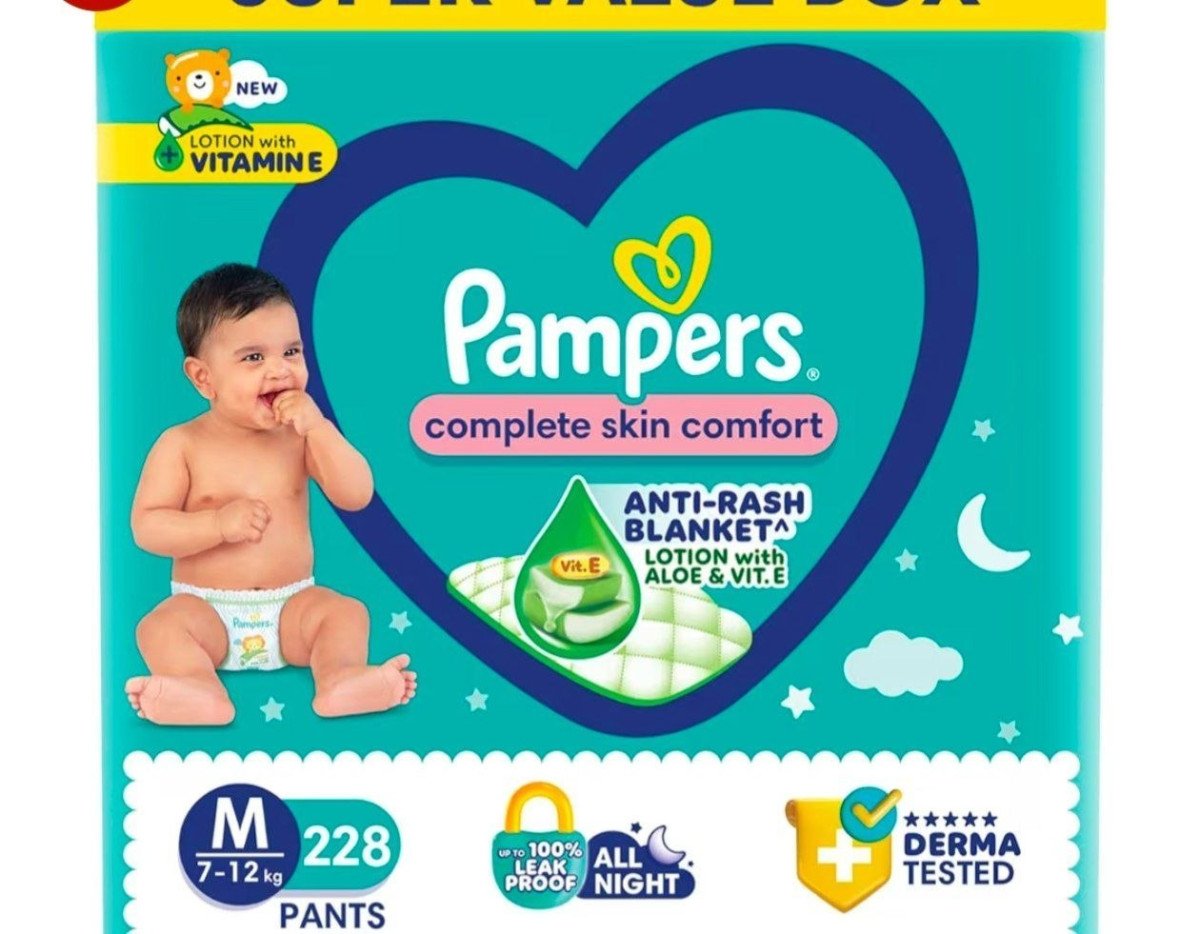 Pampers Comfort Pants (m) 228pcs 1832 Apply 8 Coupon