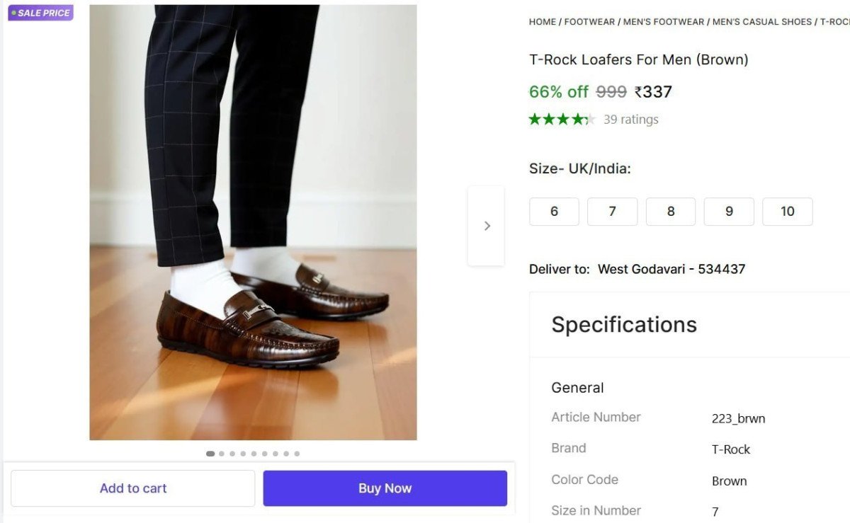 Loafers For Men (brown) 337
