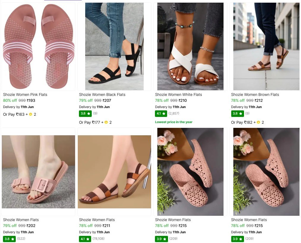 Women S Flats From 193