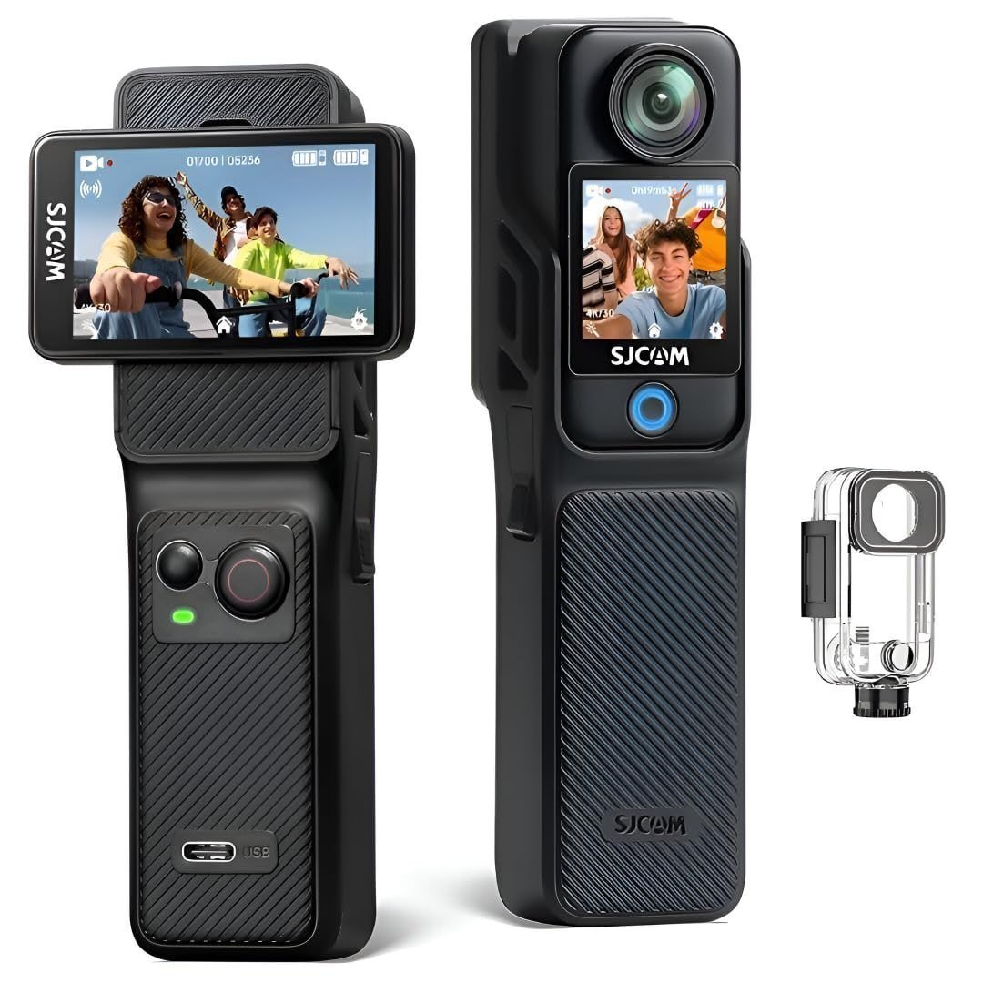Grabsjcam C400 4k Vlogging Camera With Rotatable D