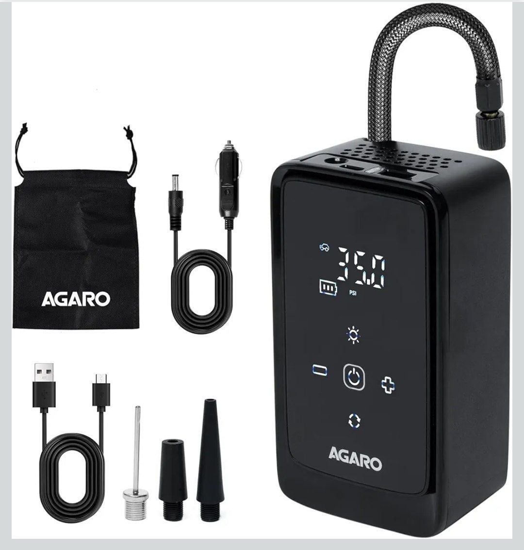 Agaro Atom Cordless Tyre Inflator 150 Psi 4500mah Battery 1 471