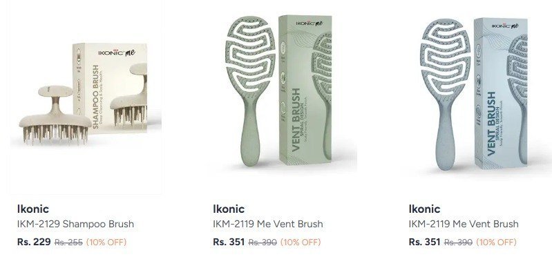 Myntra Ikonic Hair Brushes Starts At Rs 229