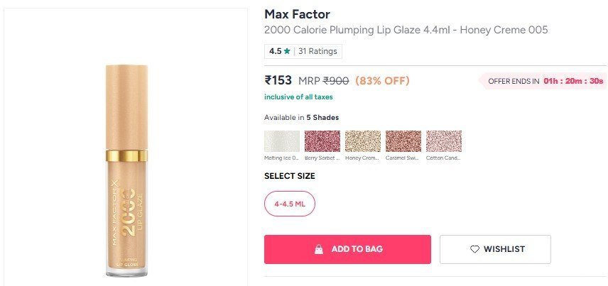 Myntra Mega Beauty Grooming Clearance Sale Pu