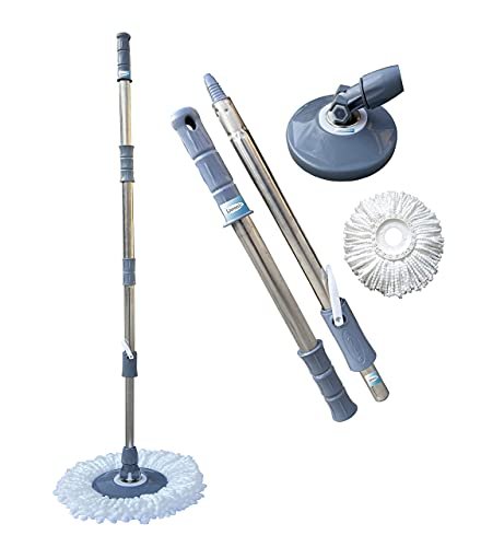Livronic Classic Blue Mop Stick India S Biggest Rod Set Easy To Fit For All