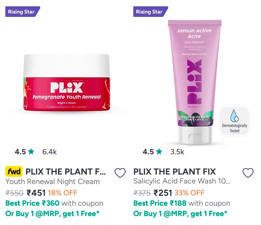 Plix Mega Alert Buy 1 Get 1 Extra 20 Coupon Plant-based Nutrition Acv Gummies Hair Skin Wellness Range Fitness Daily Health Supplements