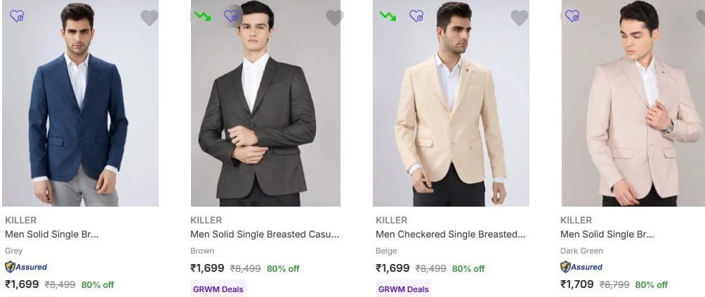 Flipkart 80 - Killer Blazers
