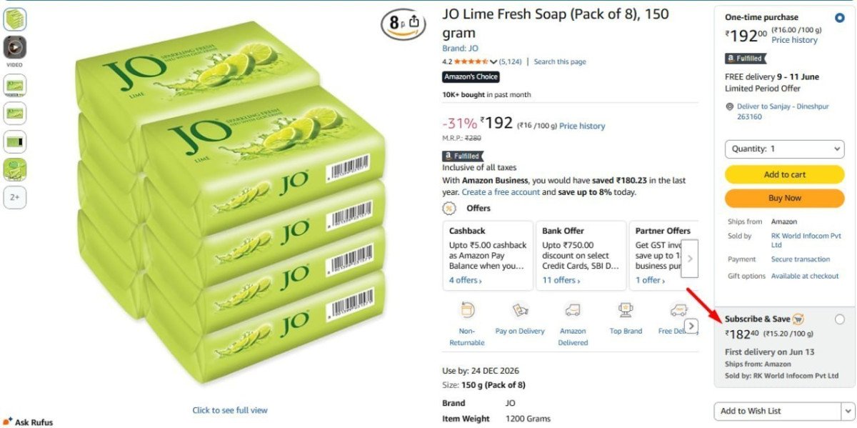 Jo Lime Fresh Soap 150g (pack Of 8) 192