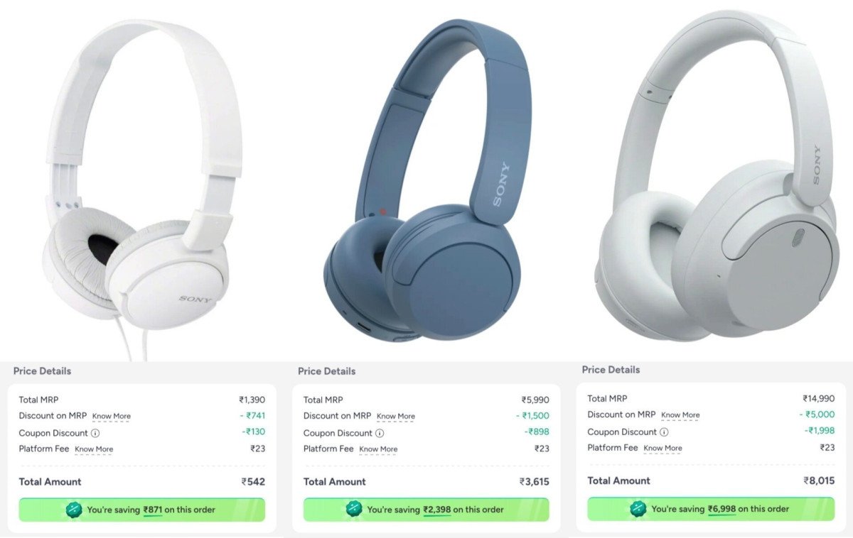 Sony Headphone Lowest Priceapply Coupon Eorse