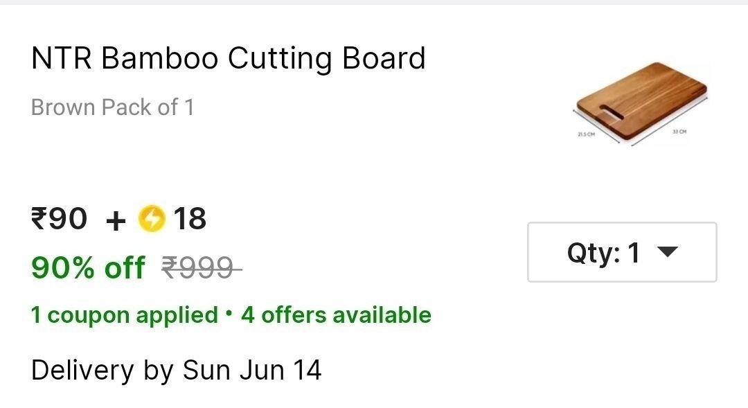 Chopping Board 90 18 Sc