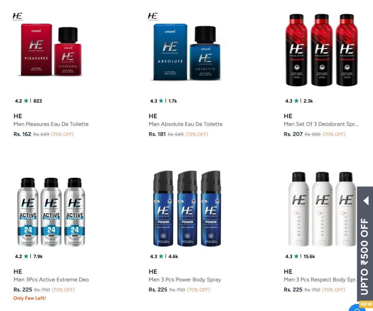 Loooothe Deo 75 Starting From Rs 87 Myntra