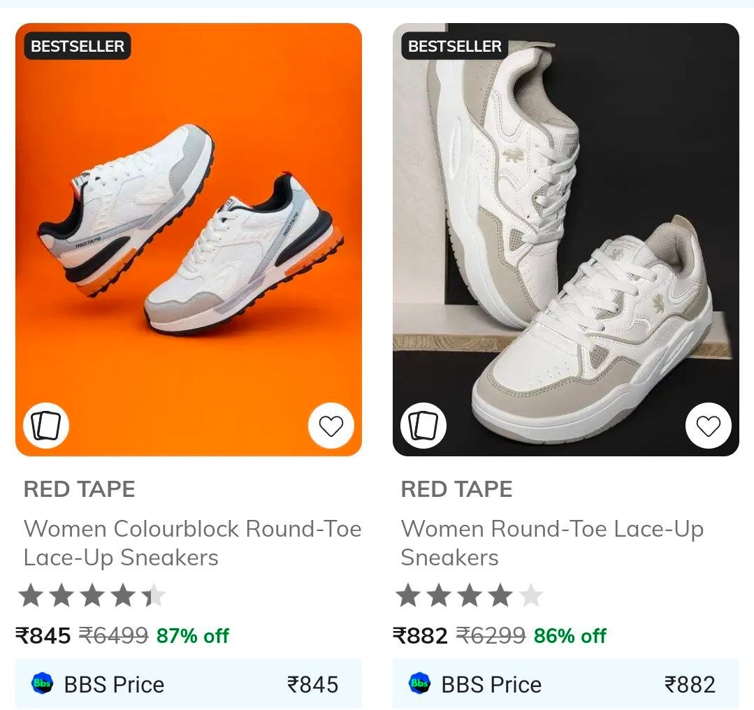 Ajio Red Tape Shoes At 88 Discount