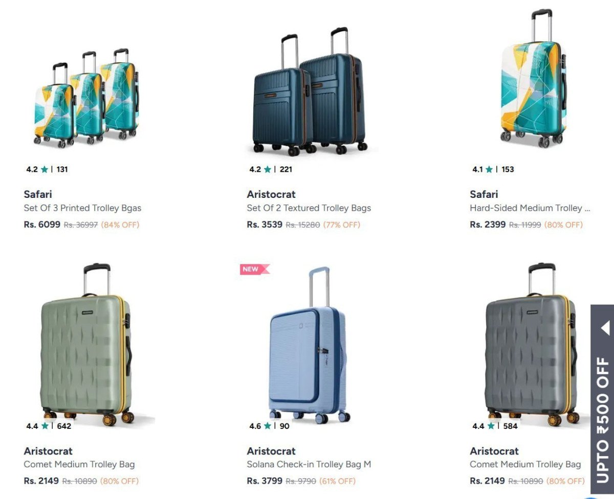 Looooytrolley Bags Top Brands 84 30 Coupon Starting From Rs 1623 Myntraappl