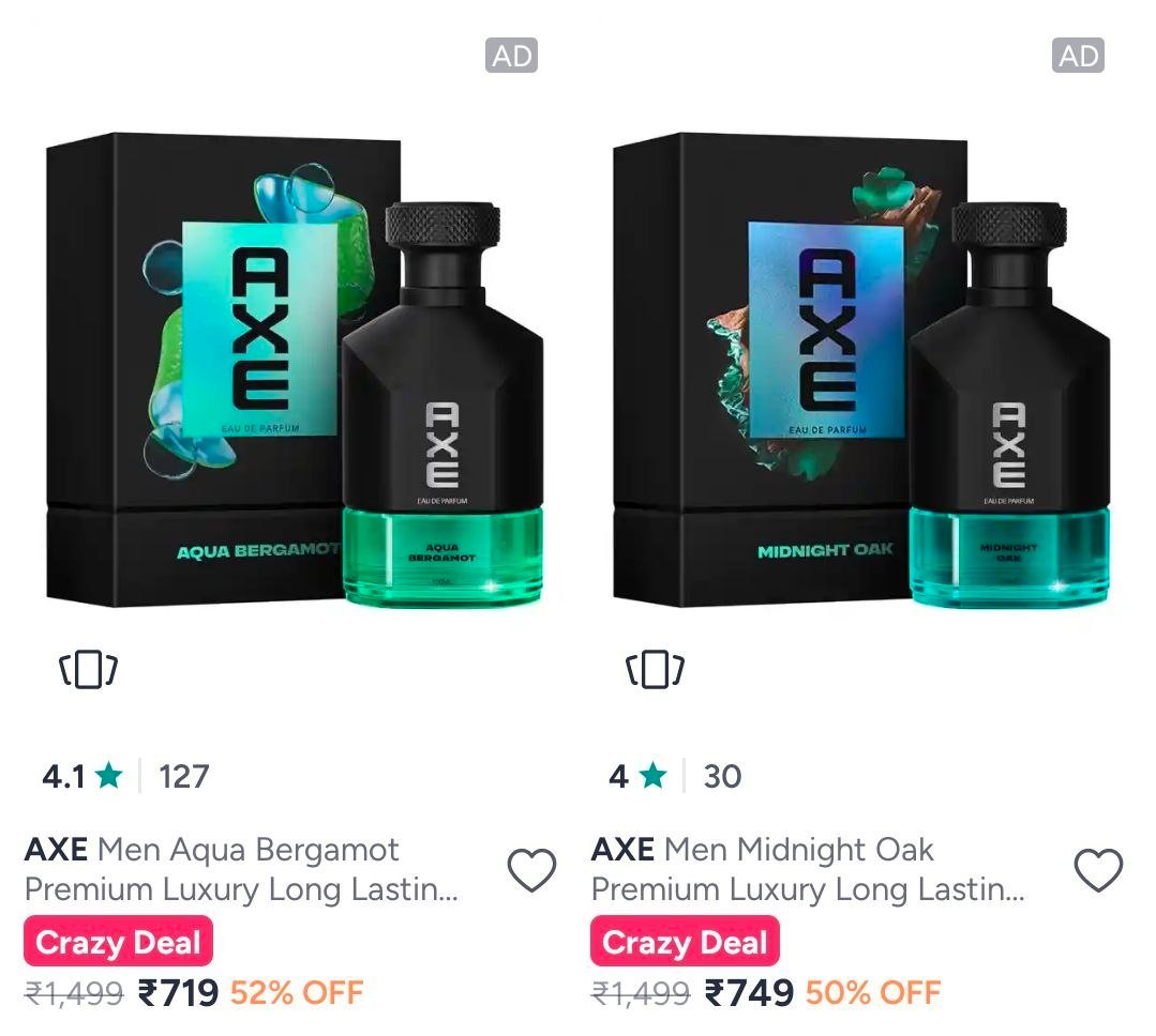 Myntra Up To 65-70 - Axe Up To 65-70 - Rexona