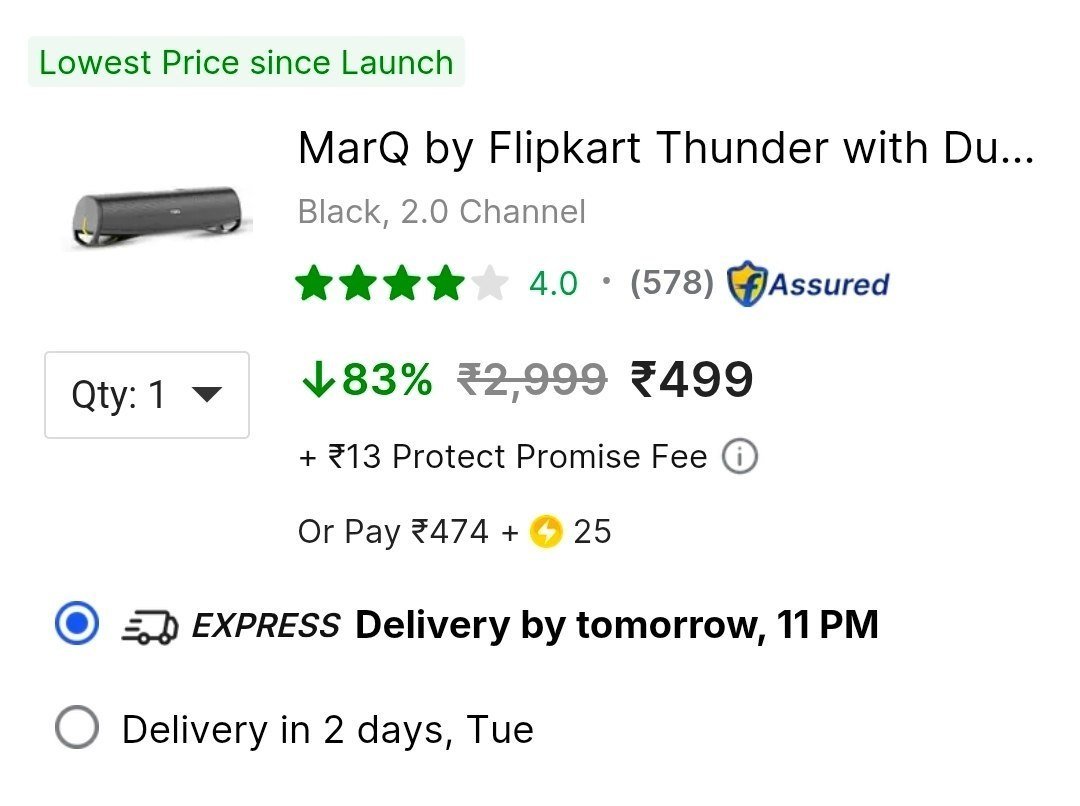 Bt Speaker 499lowest Since Launch