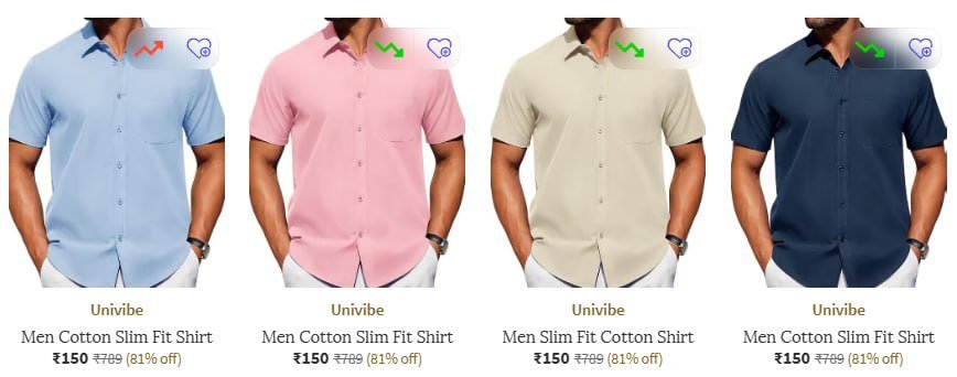Ajio 85 On Men Shirt Starting From 150link