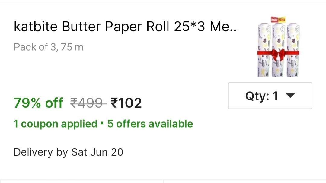 Paper Roll 25 3 Meter 102