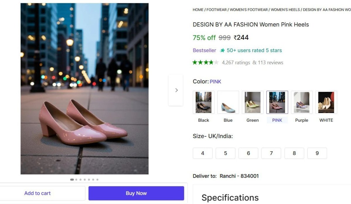 Women Pink Heels 244