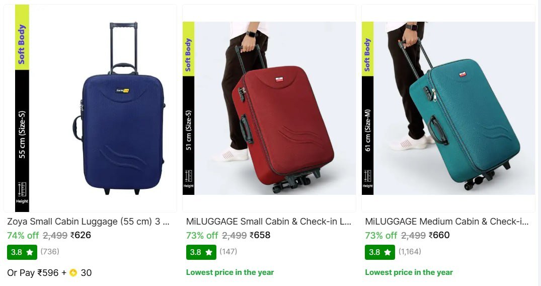 Trolley Bag Suitcase Bag From 626