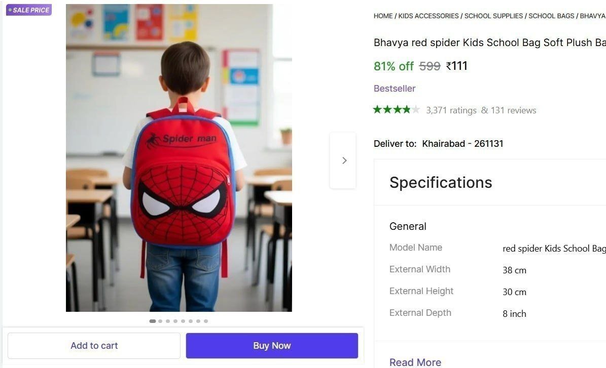 Kids School Bag 111