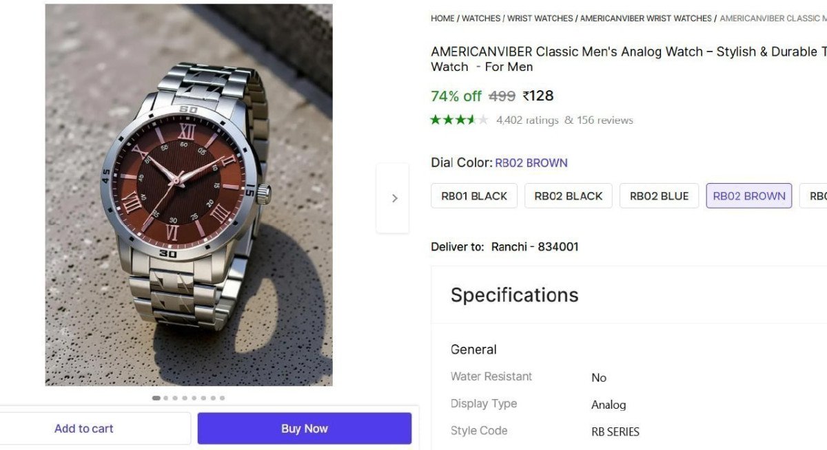 Men S Analog Watch 128