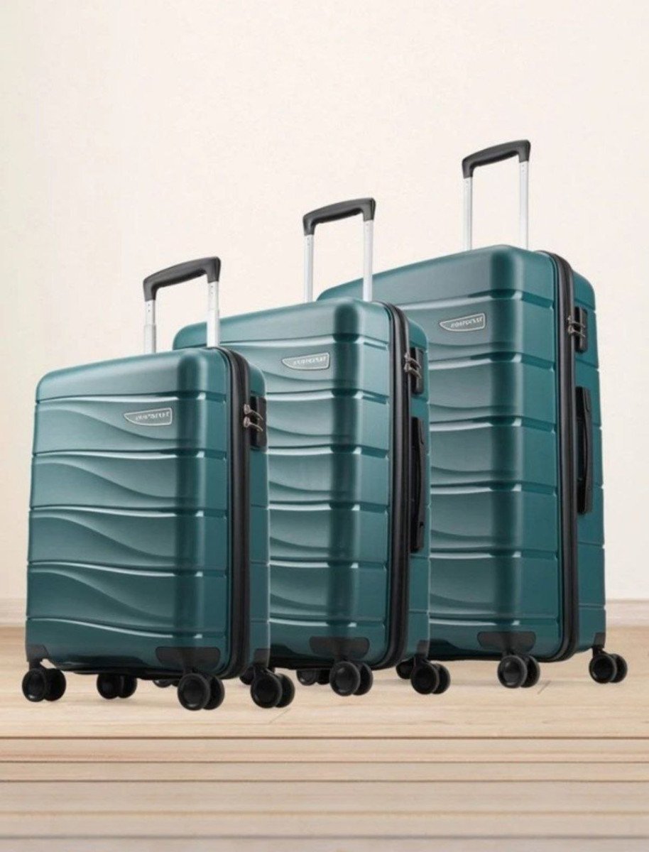 Aristocrat Hard Body Set Of 3 Luggage 8 Wheels - O