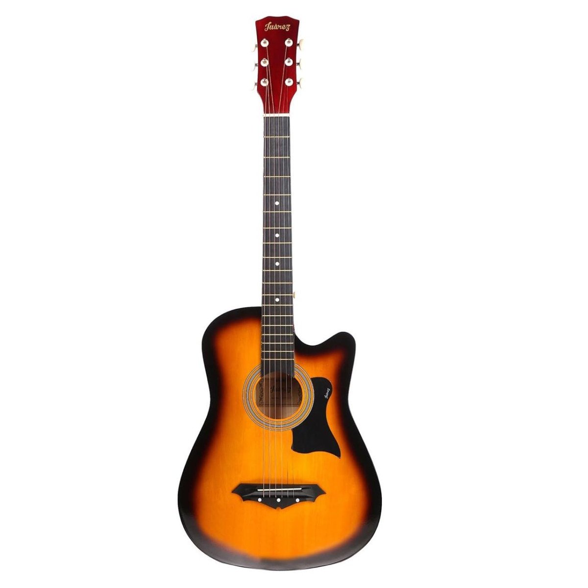 Juarez Jrz38c 3tsna Engineered Wood Acoustic Guitar 38 Inch Cutaway 3ts Sun