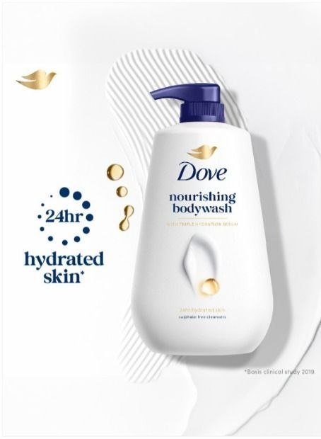 Dove Nourishing Body Wash With Triple Hydration Serum - 825ml 284