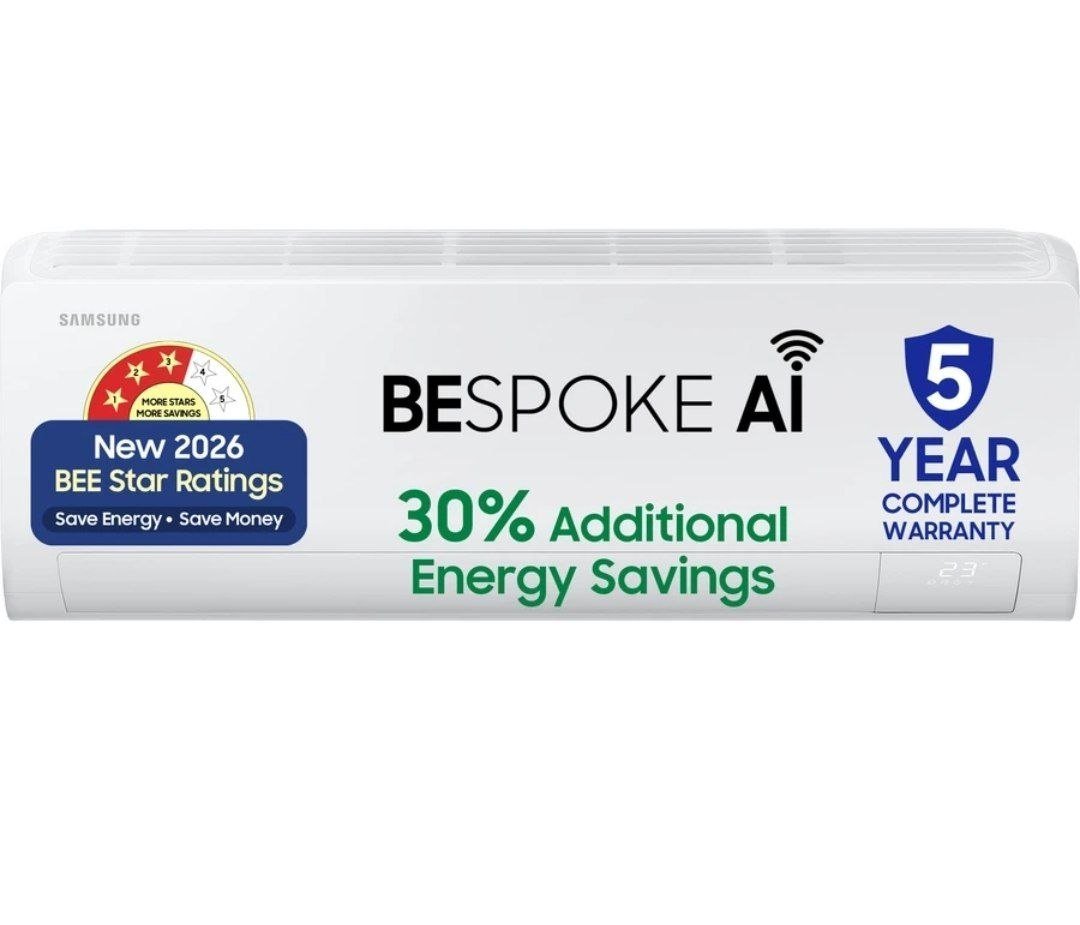 Samsung Bespoke Ai 2026 Model 1 Ton 3 Star Split Inverter With Wi-fi Energy