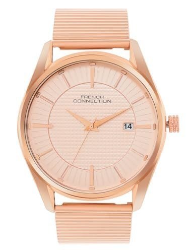 French Connection Rose Dial Analog Watch For Men - Fcn056b 1 329 66 Mrp Sav