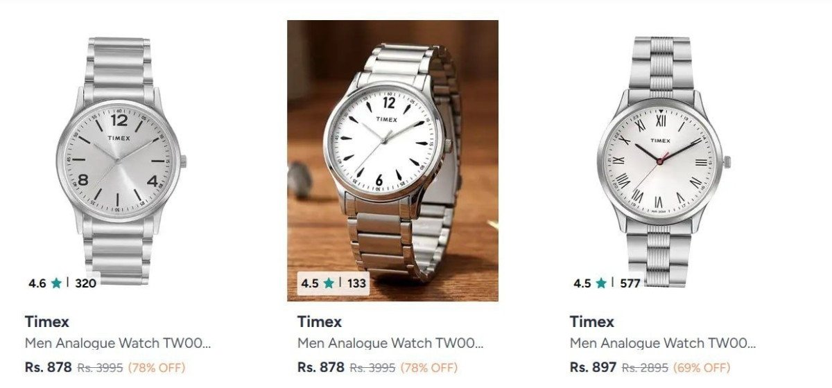 78 On Timex Watches Link