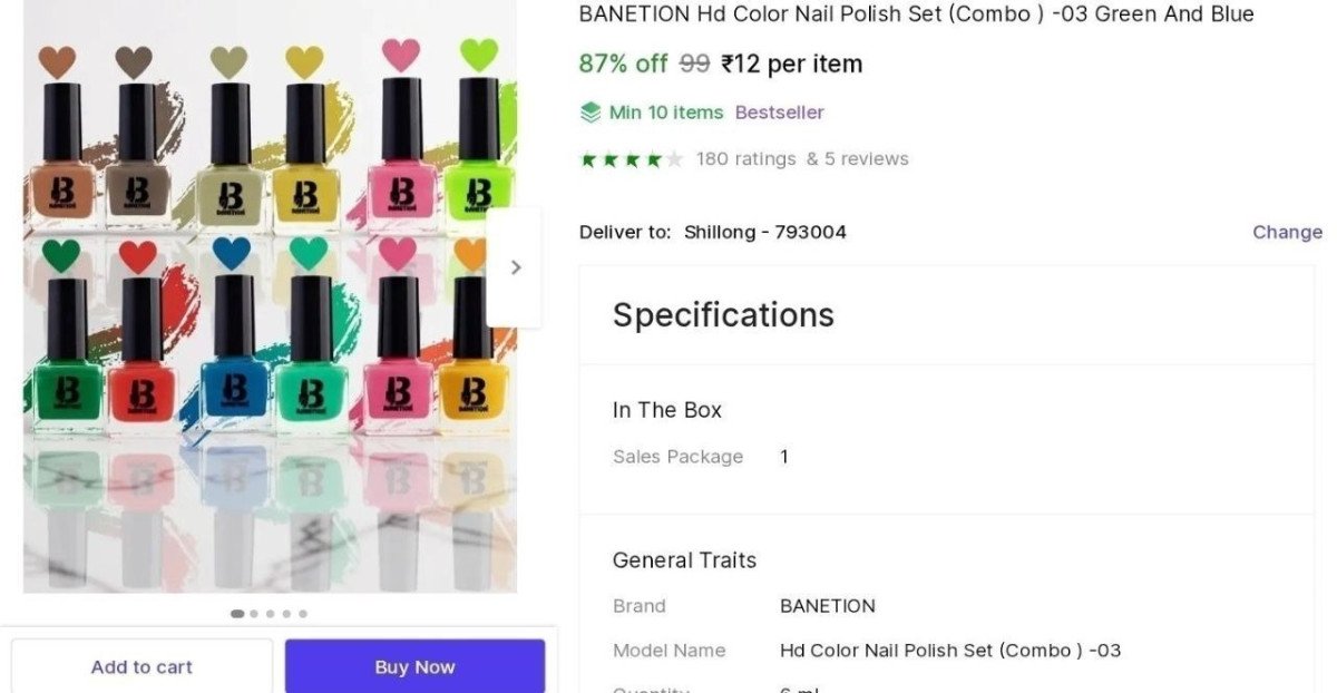 Nail Polish Combo 12