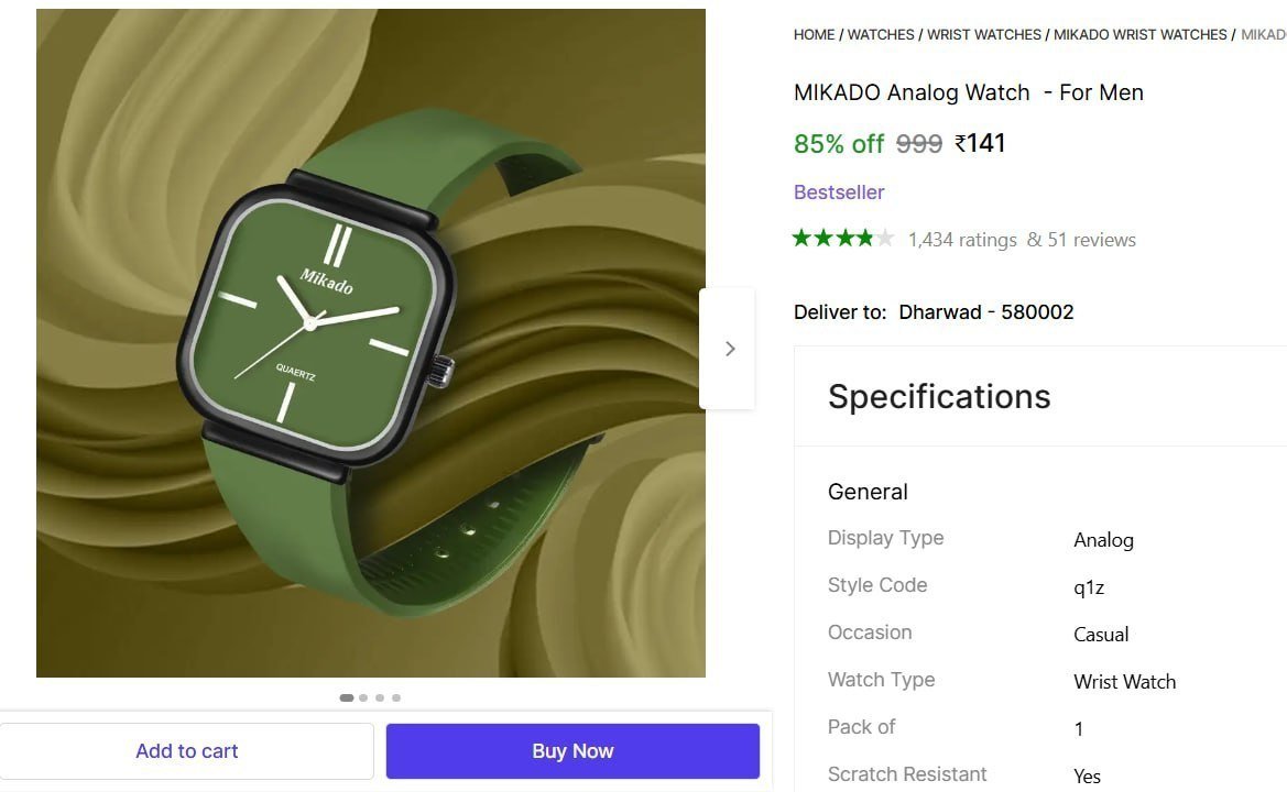 Analog Watch - For Men 141