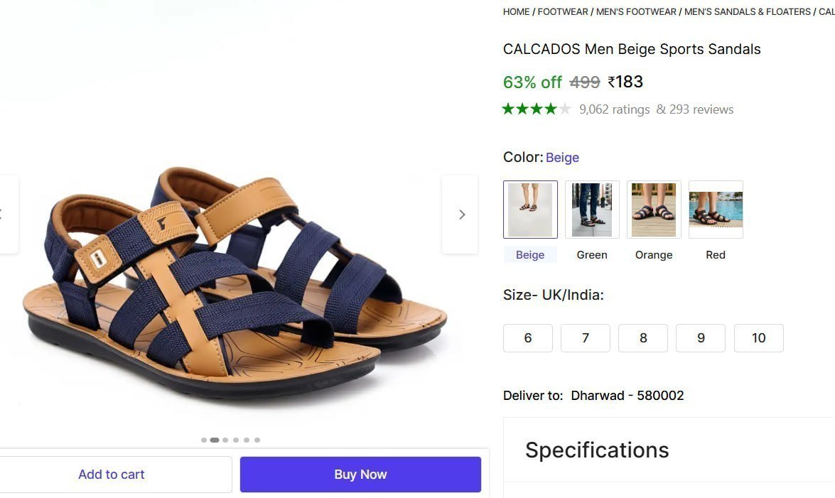 Men S Sports Sandal At 183