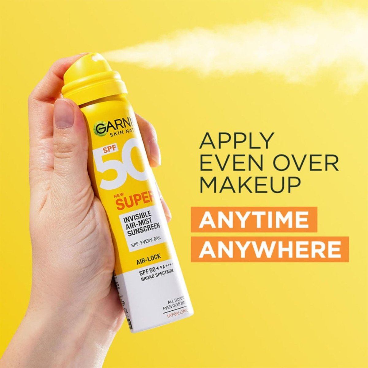 Garnier Superuv Invisible Air Mist Sunscreen 